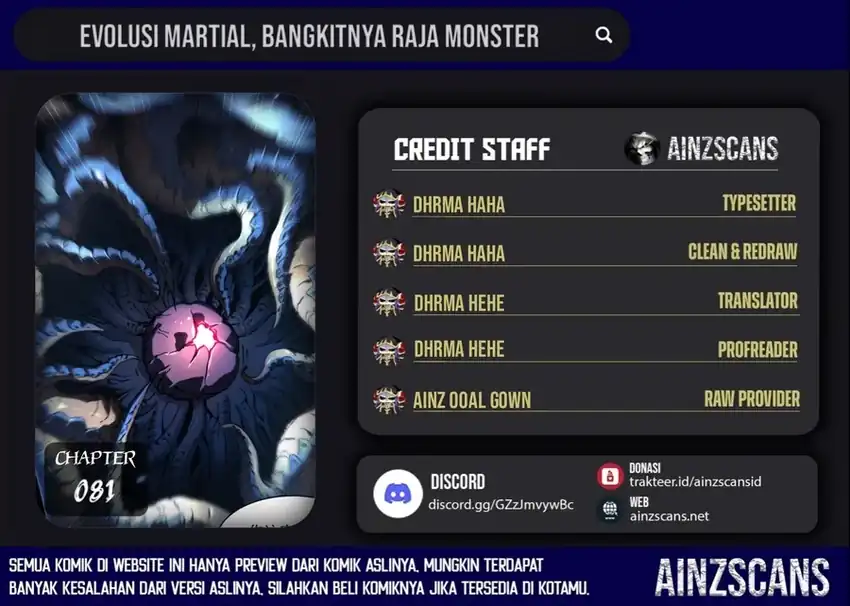 Komik Ultimate Martial Evolution: Begin by Awakening the King of Monsters Chapter 81 gambar 1