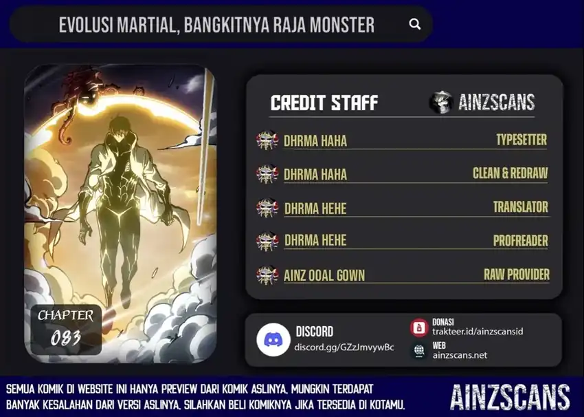 Komik Ultimate Martial Evolution: Begin by Awakening the King of Monsters Chapter 83 gambar 1