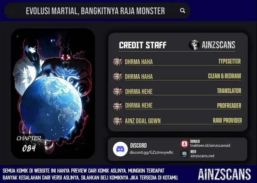 Komik Ultimate Martial Evolution: Begin by Awakening the King of Monsters Chapter 84 gambar 1