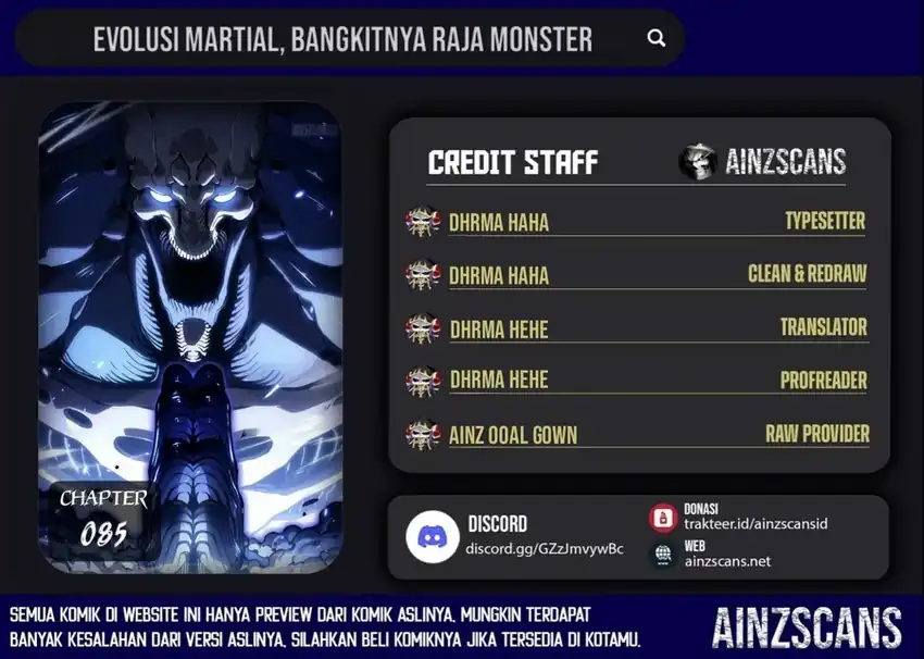 Komik Ultimate Martial Evolution: Begin by Awakening the King of Monsters Chapter 85 gambar 1