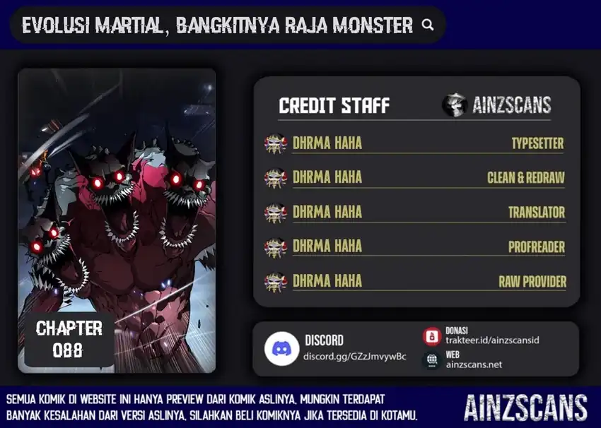 Komik Ultimate Martial Evolution: Begin by Awakening the King of Monsters Chapter 88 gambar 1