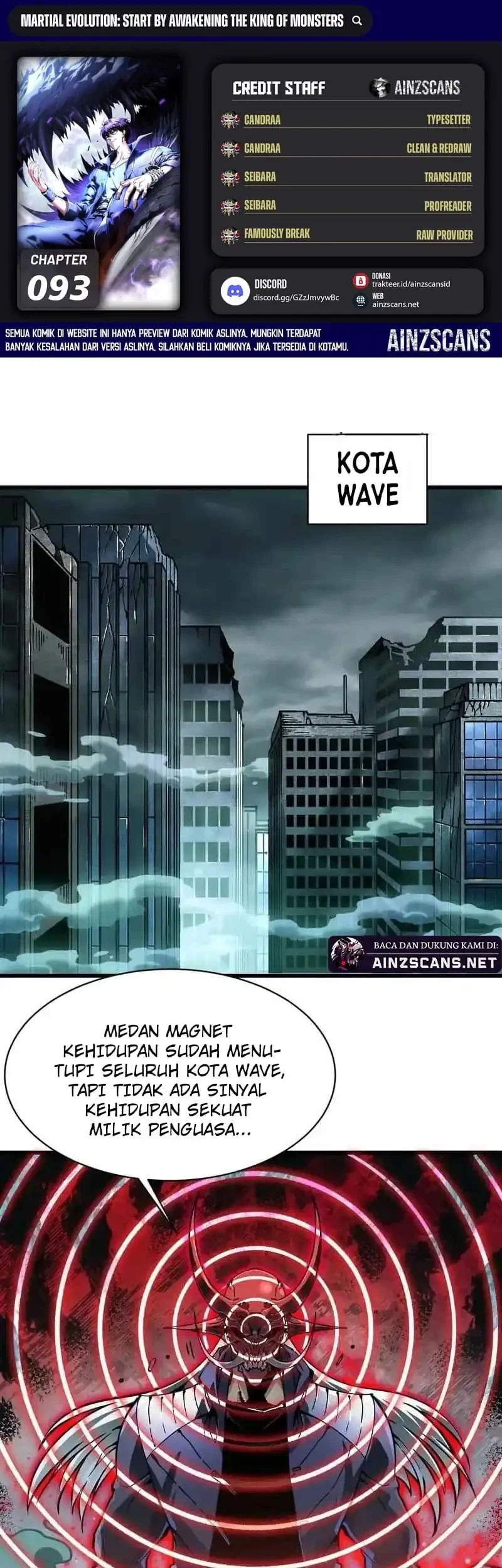Manhua Ultimate Martial Evolution: Begin by Awakening the King of Monsters Chapter 93 gambar 2