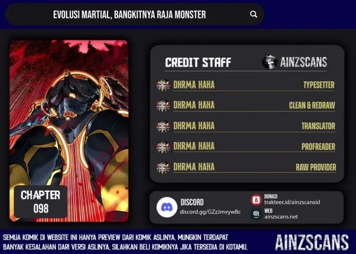 Komik Ultimate Martial Evolution: Begin by Awakening the King of Monsters Chapter 98 gambar 1