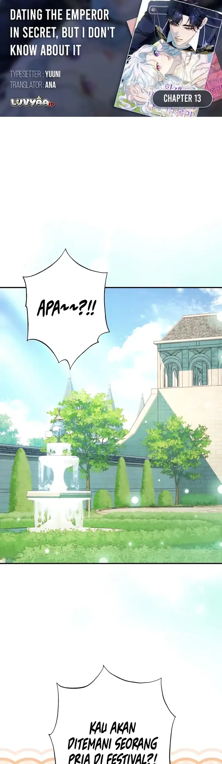 Komik Unbeknownst to Me, I am Secretly Dating the Emperor Chapter 13 gambar 1