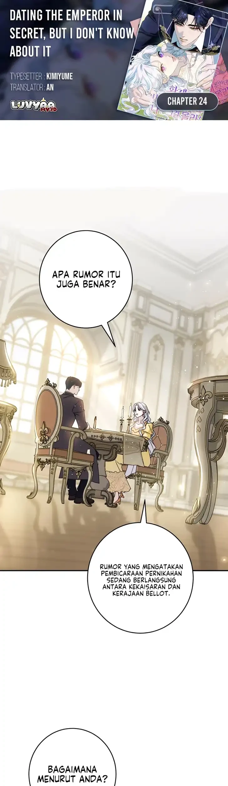 Komik Unbeknownst to Me, I am Secretly Dating the Emperor Chapter 24 gambar 1