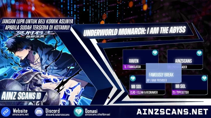 Komik Underworld Monarch: I Am the Abyss Chapter 2 gambar 1