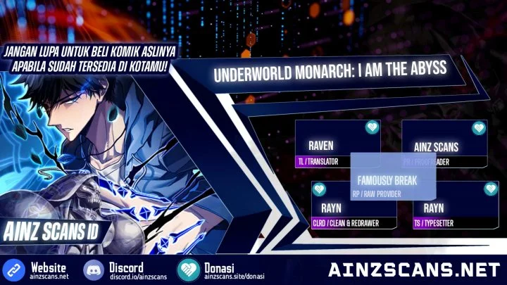 Komik Underworld Monarch: I Am the Abyss Chapter 9 gambar 1