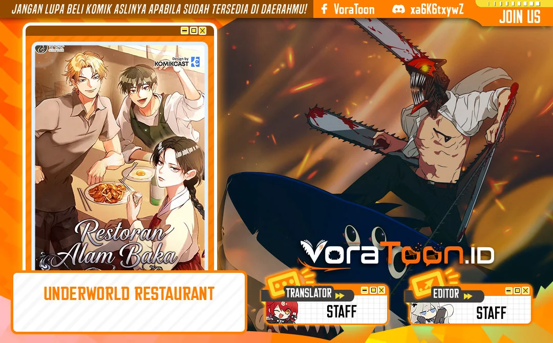 Komik Underworld Restaurant Chapter 128 gambar 1