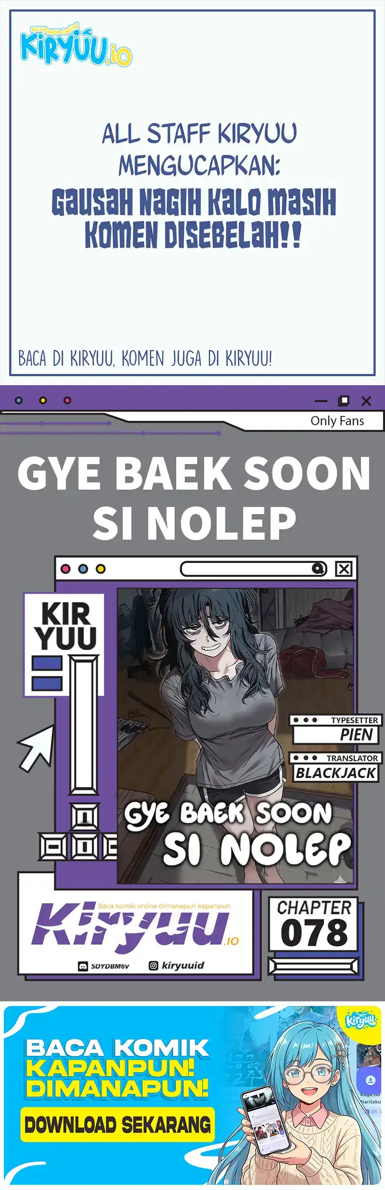 Komik Unemployed Gye Baek Soon Chapter 78 gambar 1
