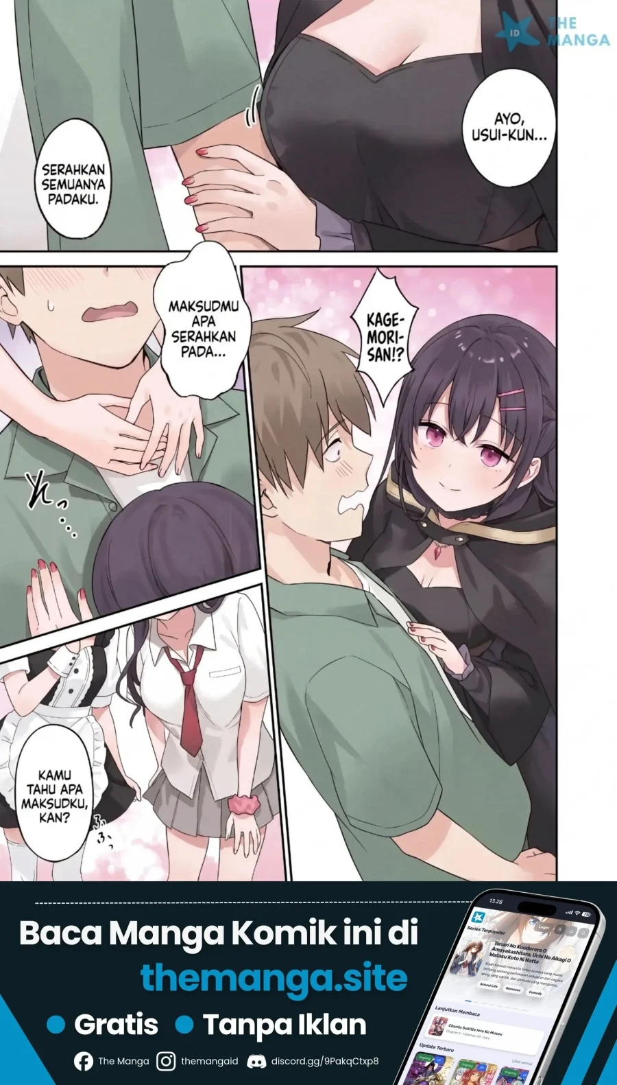 Manga Usotsuki Kanojo no Kagemori-san Chapter 2 gambar 2
