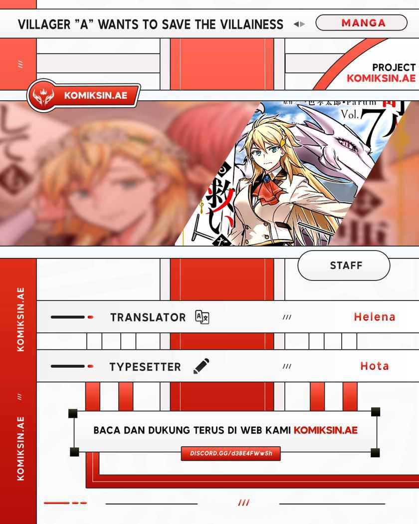 Komik Villager A Wants to Save the Villainess no Matter What! Chapter 37.2 gambar 1