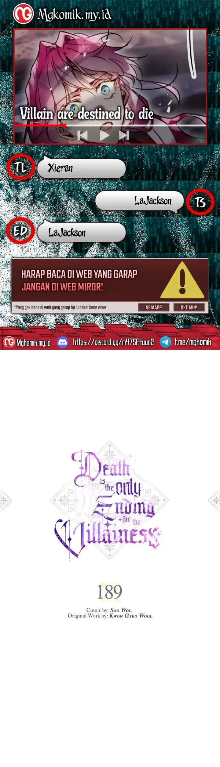 Komik Villains Are Destined to Die Chapter 189 gambar 1