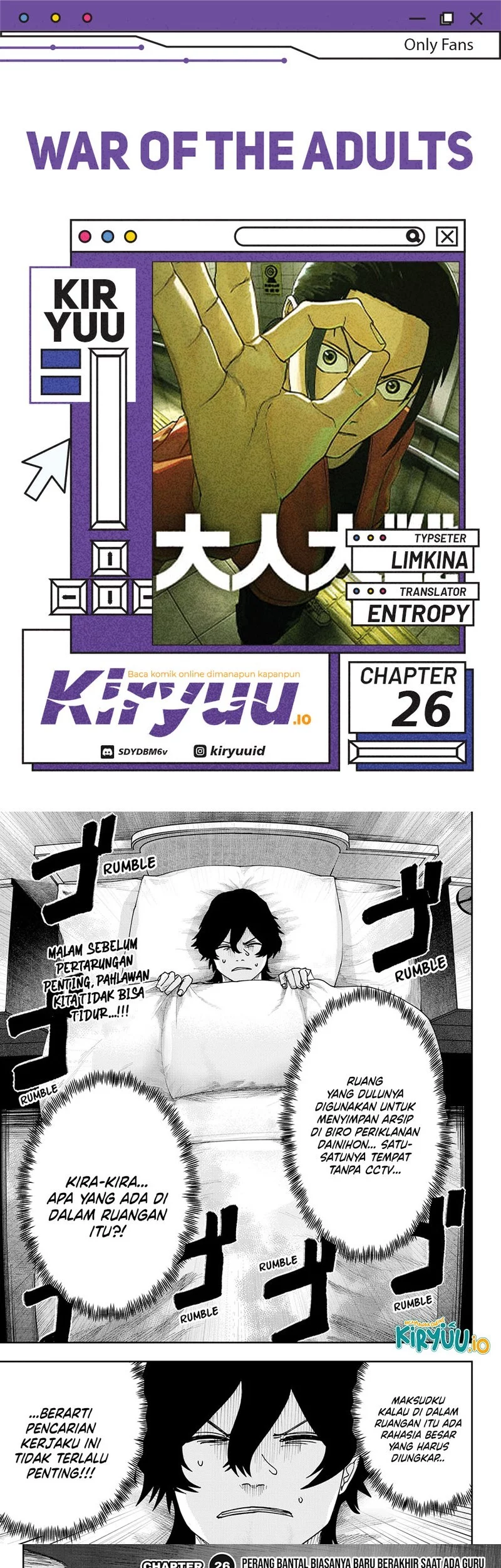 Komik War of the Adults Chapter 26 gambar 1