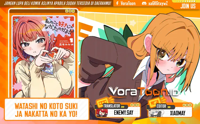 Komik Watashi no Koto Suki ja Nakatta no ka yo!? Chapter 24 gambar 1