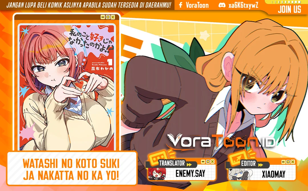Komik Watashi no Koto Suki ja Nakatta no ka yo!? Chapter 26 gambar 1