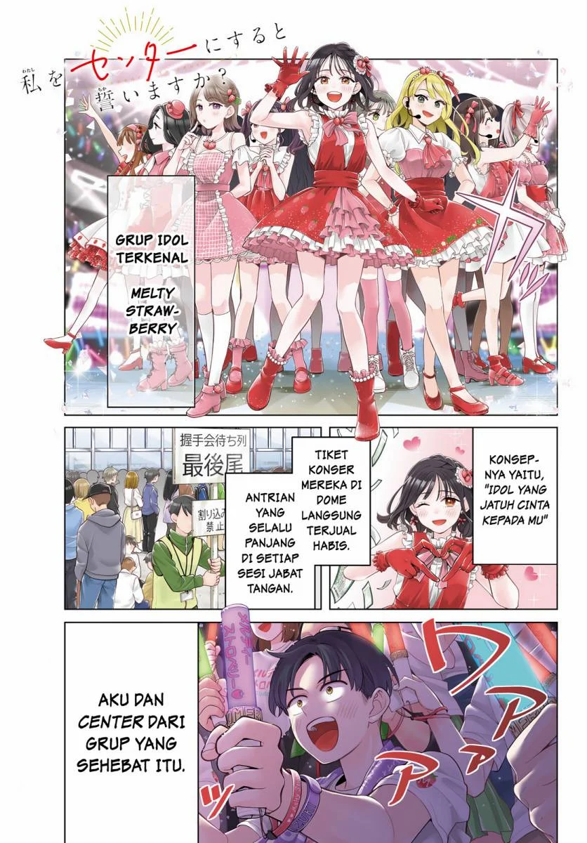 Manga Watashi wo Center ni suru to Chikaimasu ka? Chapter 1 gambar 2