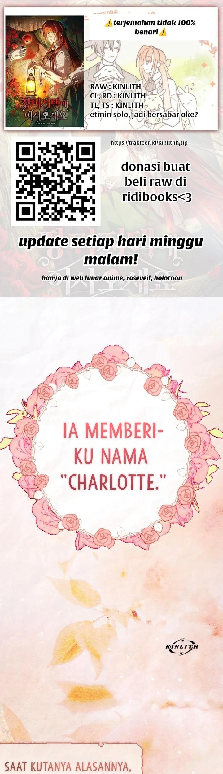 Komik Welcome to the Rose Mansion Chapter 58 gambar 1