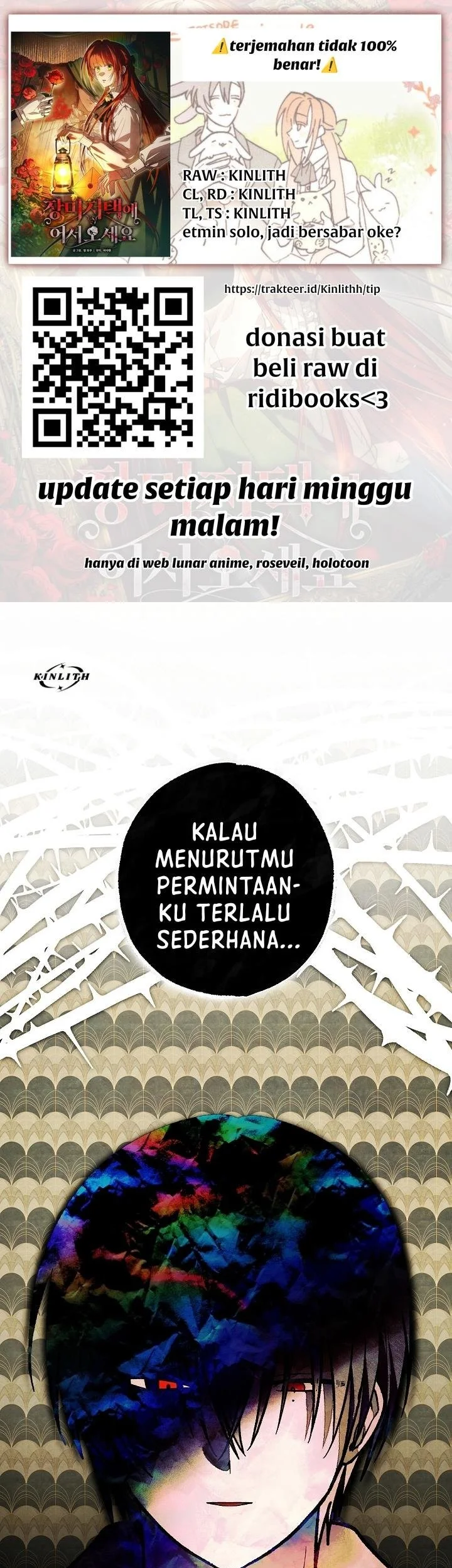 Komik Welcome to the Rose Mansion Chapter 59 gambar 1