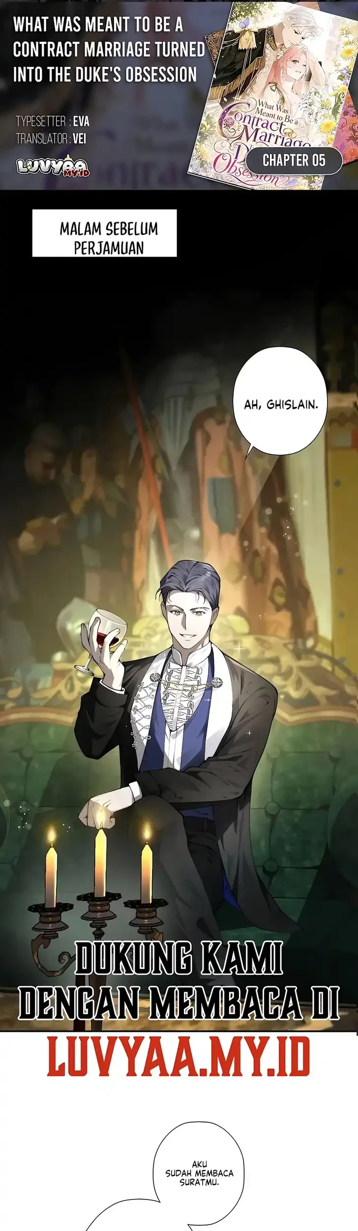 Komik What Was Meant to Be a Contract Marriage Turned Into the Duke’s Obsession Chapter 5 gambar 1
