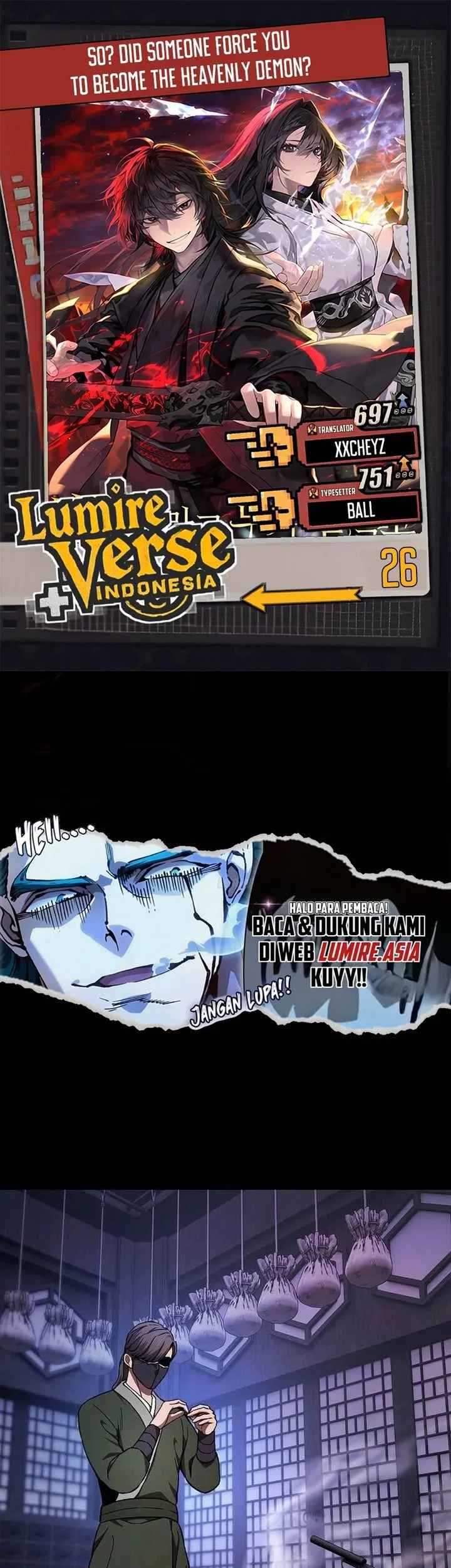 Komik Who’s threatening you with a knife to make you a Heavenly Demon? Chapter 26 gambar 1