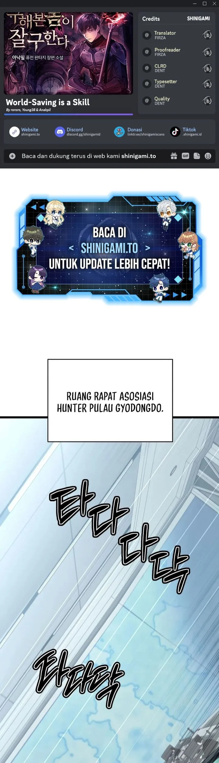 Komik World-Saving Is A Skill Chapter 6 gambar 1