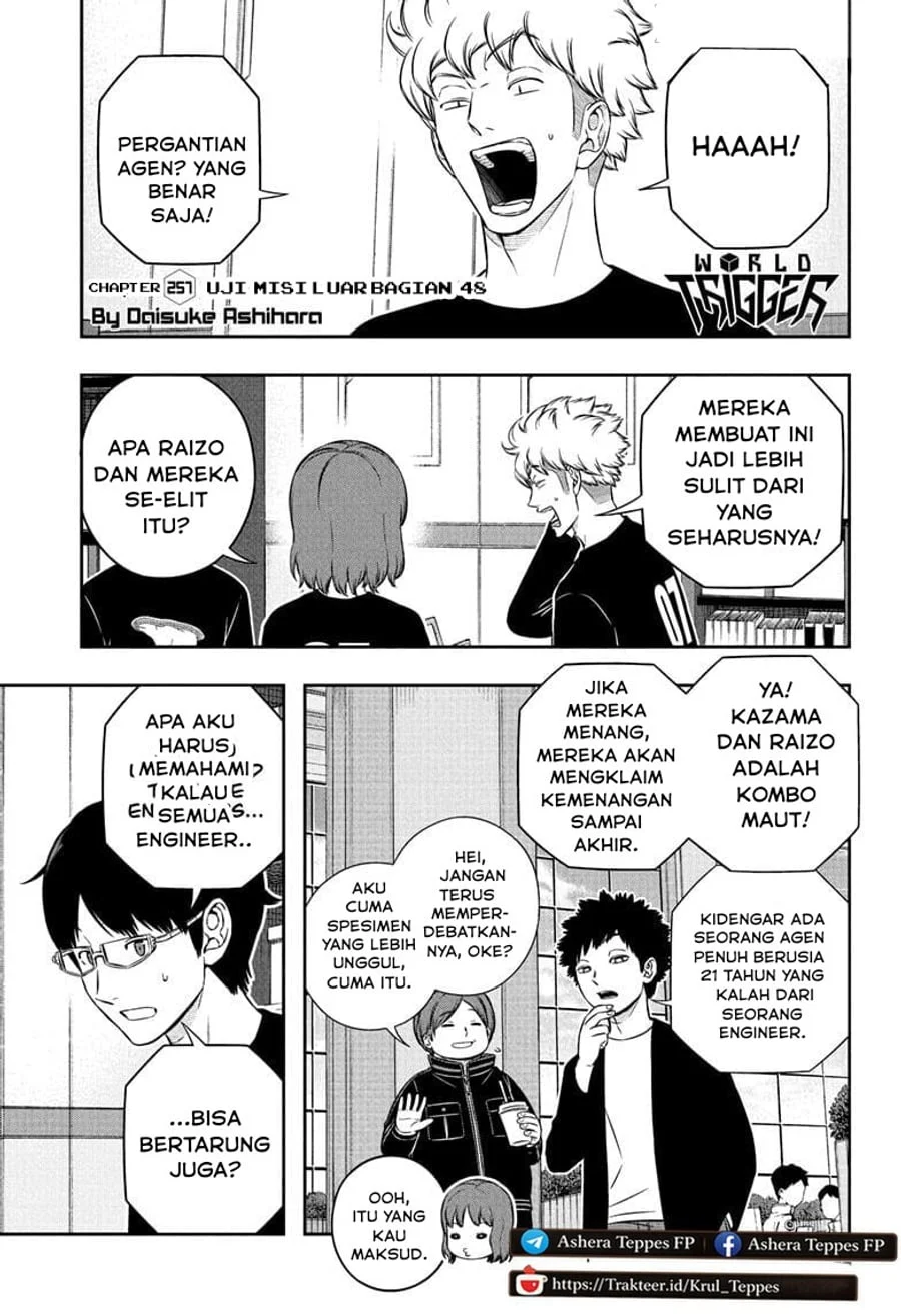 Manga World Trigger Chapter 257 gambar 2