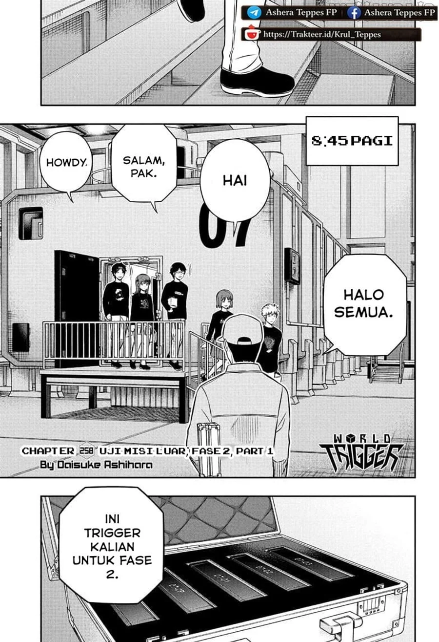 Manga World Trigger Chapter 258 gambar 2