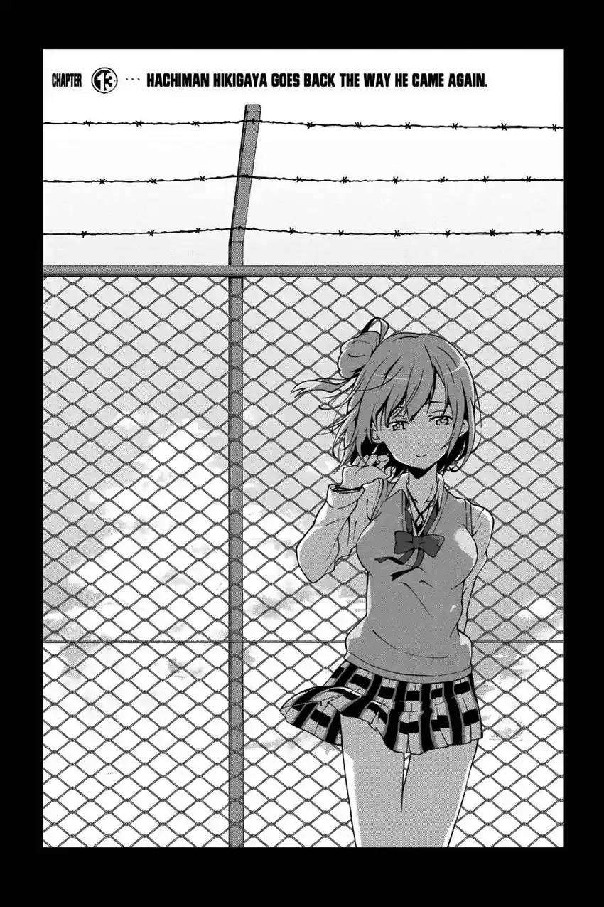 Komik Yahari Ore no Seishun Love Come wa Machigatteiru @comic Chapter 13 gambar 1