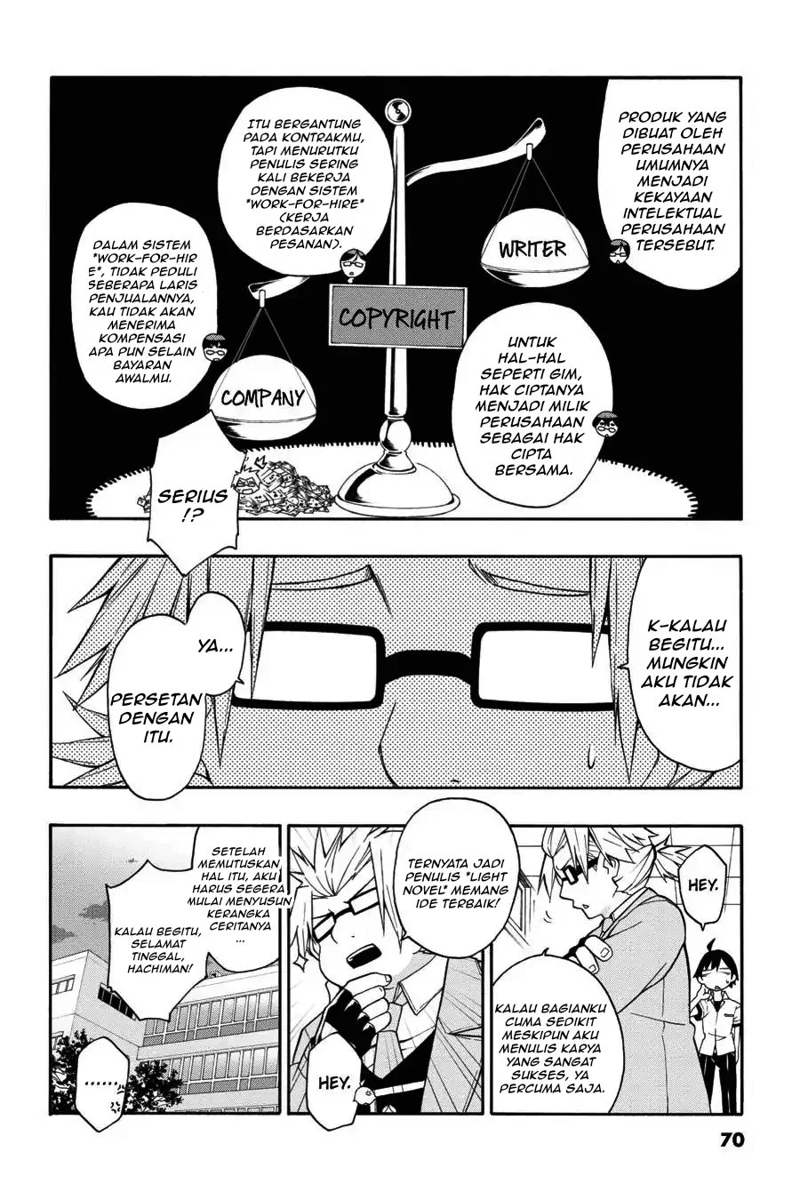 Manga Yahari Ore no Seishun Love Come wa Machigatteiru @comic Chapter 19.2 gambar 2