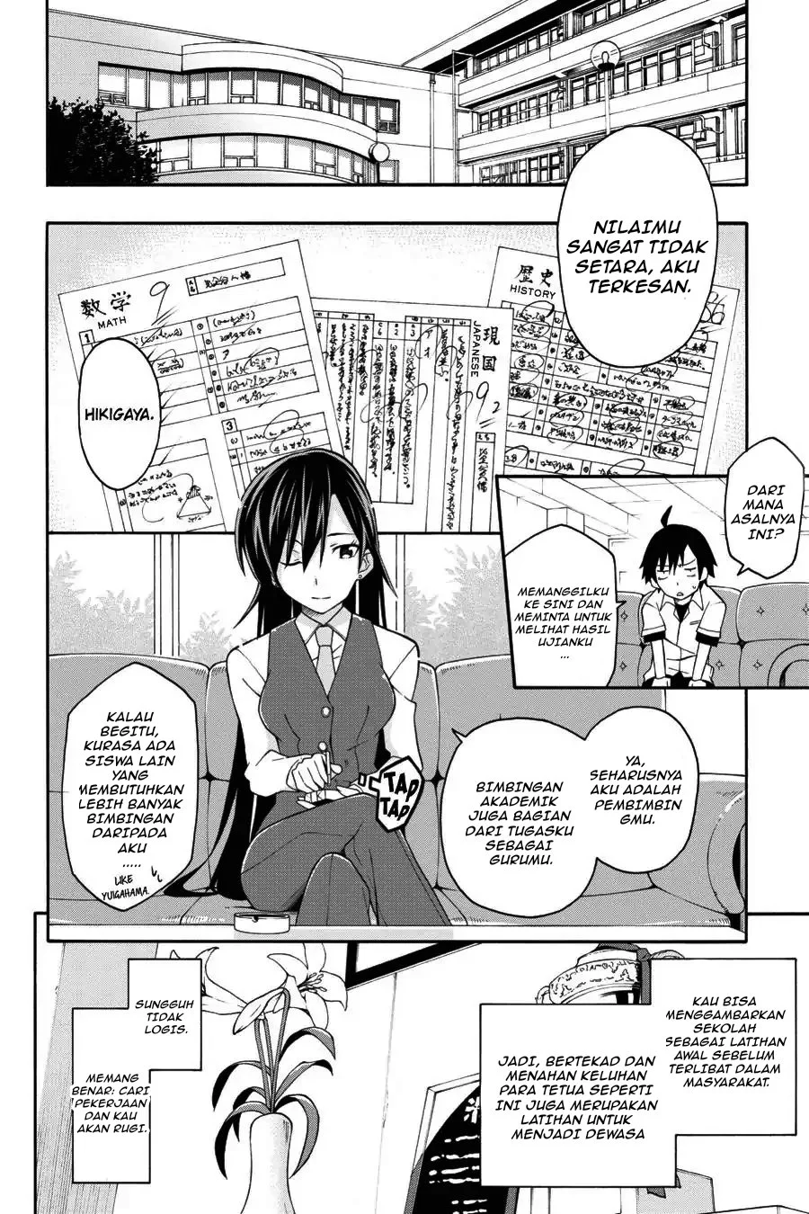 Manga Yahari Ore no Seishun Love Come wa Machigatteiru @comic Chapter 20 gambar 2