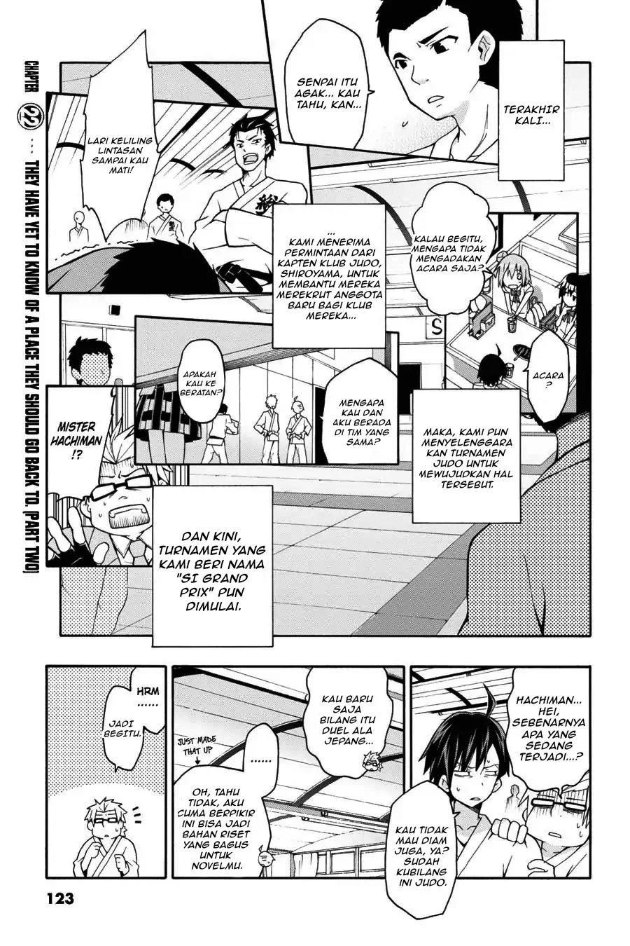 Komik Yahari Ore no Seishun Love Come wa Machigatteiru @comic Chapter 21 gambar 1