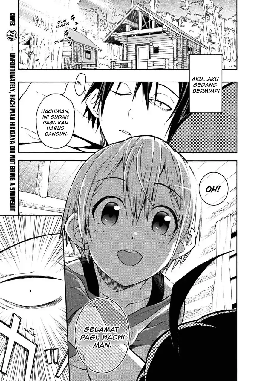 Komik Yahari Ore no Seishun Love Come wa Machigatteiru @comic Chapter 26 gambar 1