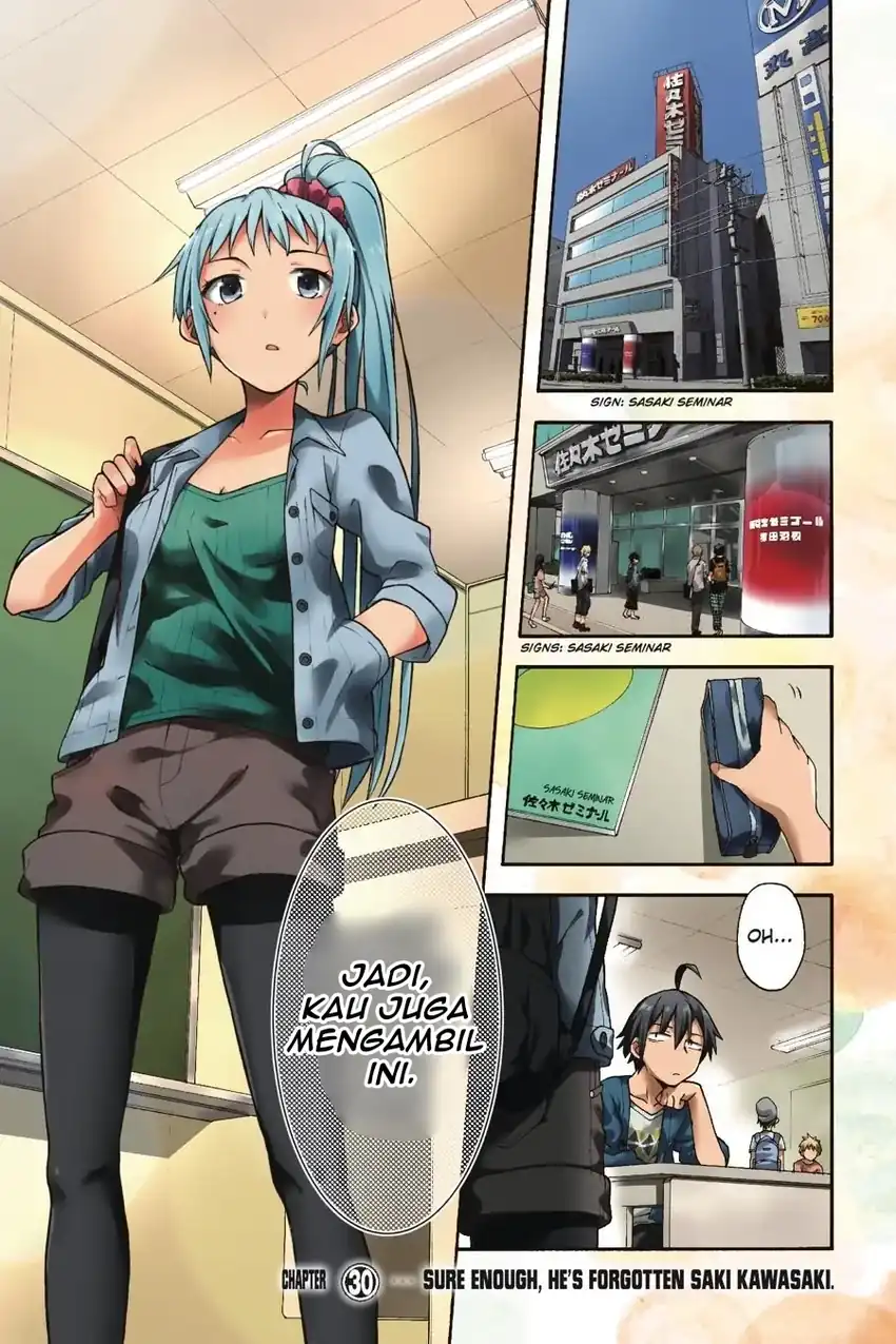 Komik Yahari Ore no Seishun Love Come wa Machigatteiru @comic Chapter 29 gambar 1