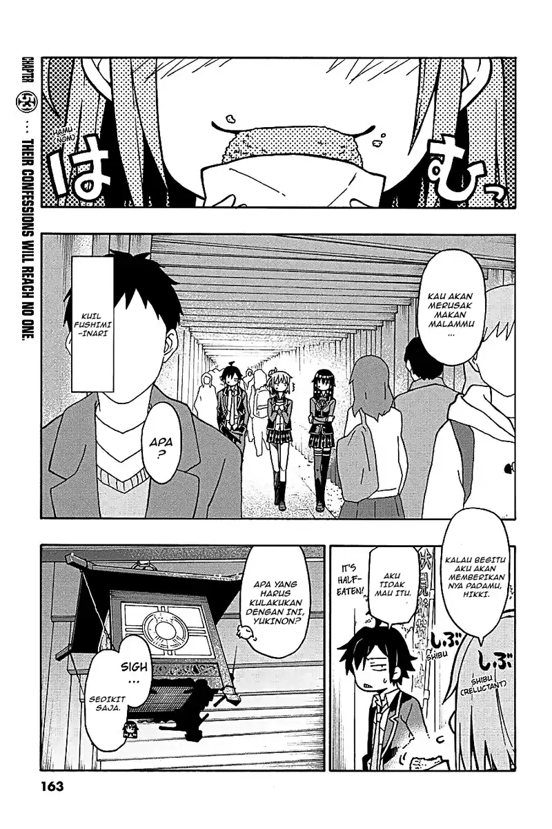 Komik Yahari Ore no Seishun Love Come wa Machigatteiru @comic Chapter 52 gambar 1