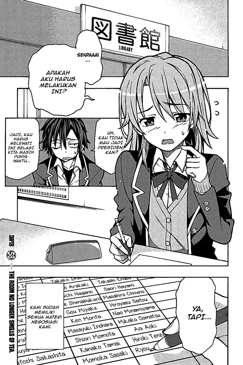 Komik Yahari Ore no Seishun Love Come wa Machigatteiru @comic Chapter 57 gambar 1