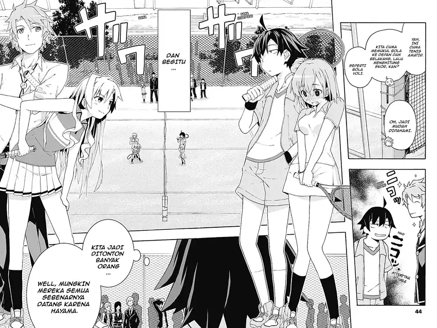Komik Yahari Ore no Seishun Love Come wa Machigatteiru @comic Chapter 7.2 gambar 1