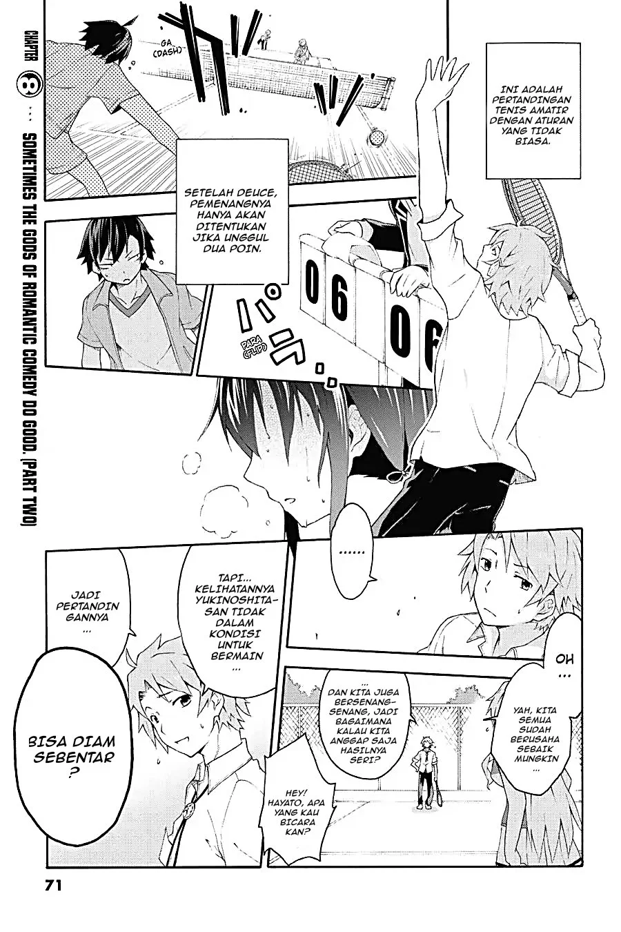 Komik Yahari Ore no Seishun Love Come wa Machigatteiru @comic Chapter 8.1 gambar 1