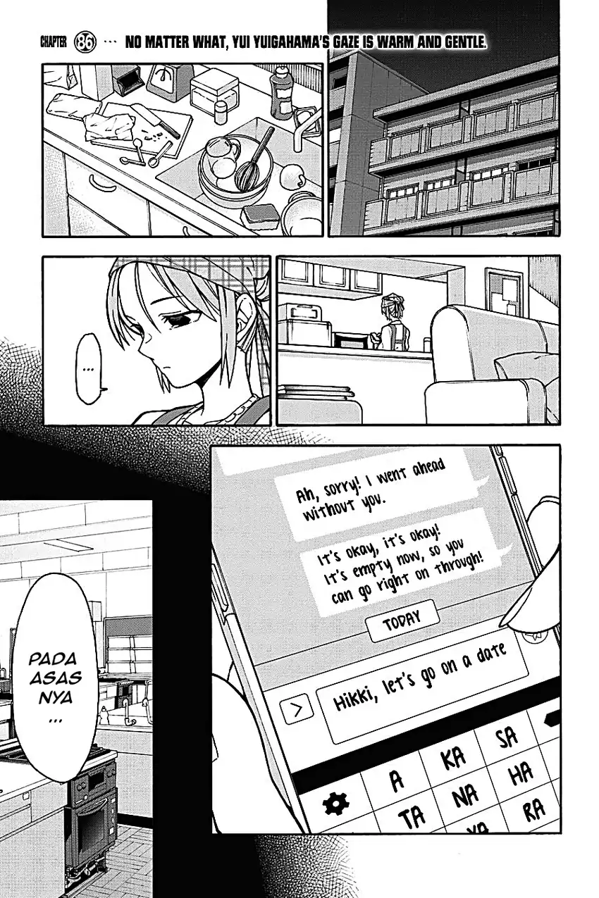 Komik Yahari Ore no Seishun Love Come wa Machigatteiru @comic Chapter 85 gambar 1