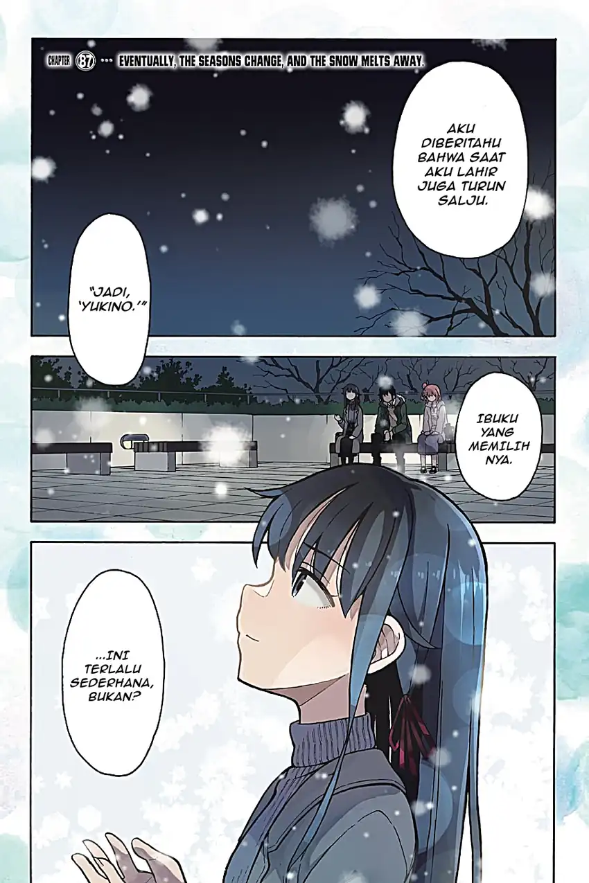 Komik Yahari Ore no Seishun Love Come wa Machigatteiru @comic Chapter 86 gambar 1