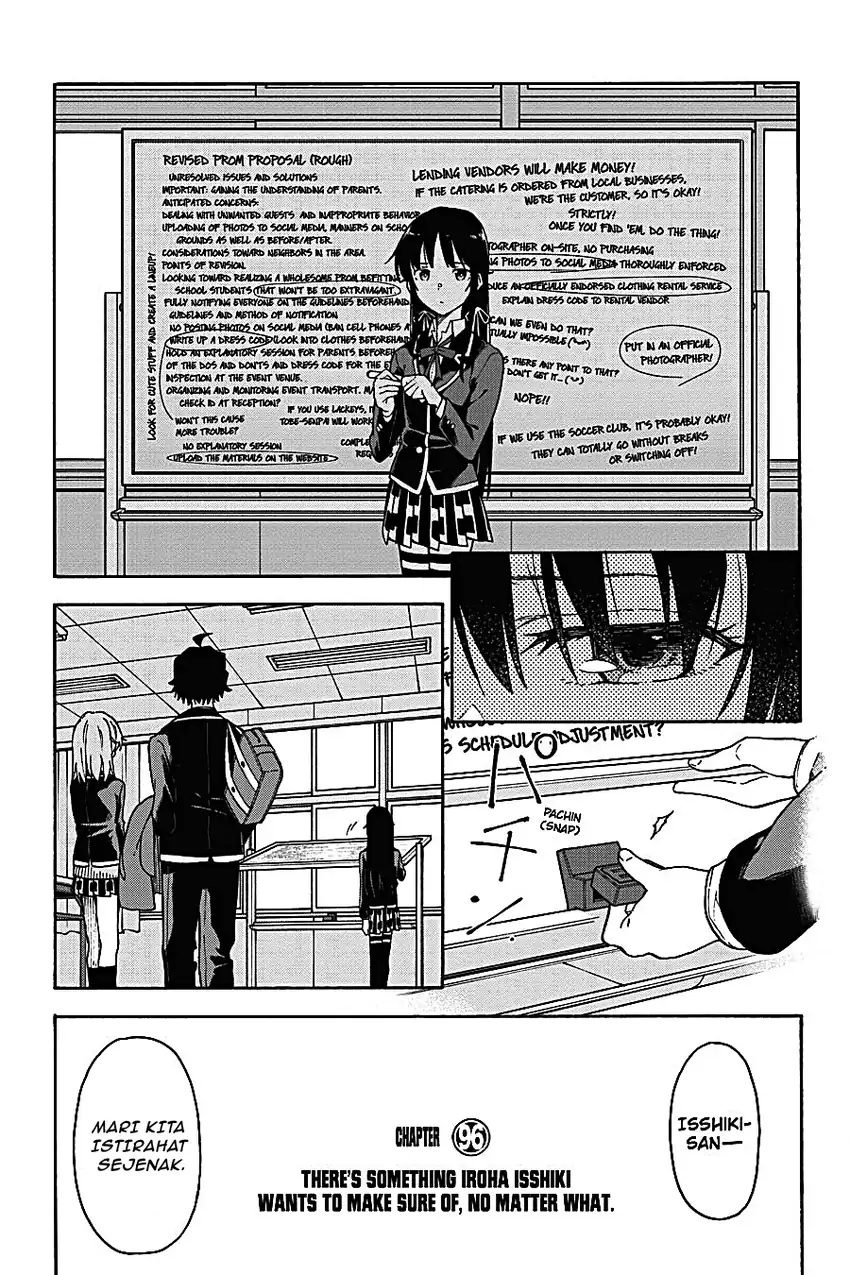 Komik Yahari Ore no Seishun Love Come wa Machigatteiru @comic Chapter 95 gambar 1