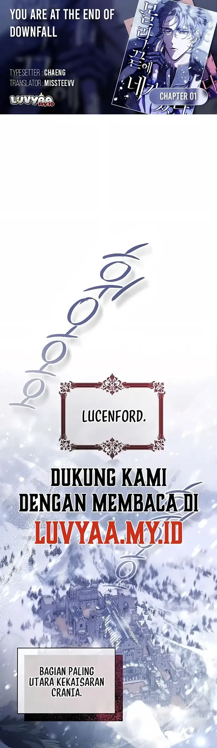 Komik You Are at the End of the Downfall Chapter 1 gambar 1