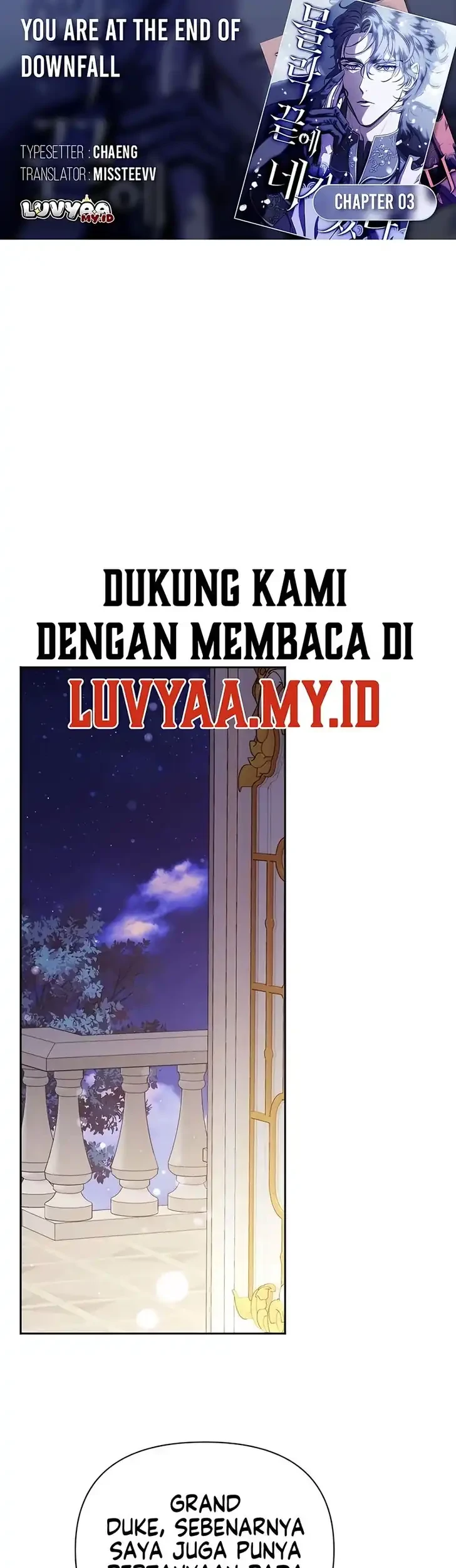 Komik You Are at the End of the Downfall Chapter 3 gambar 1