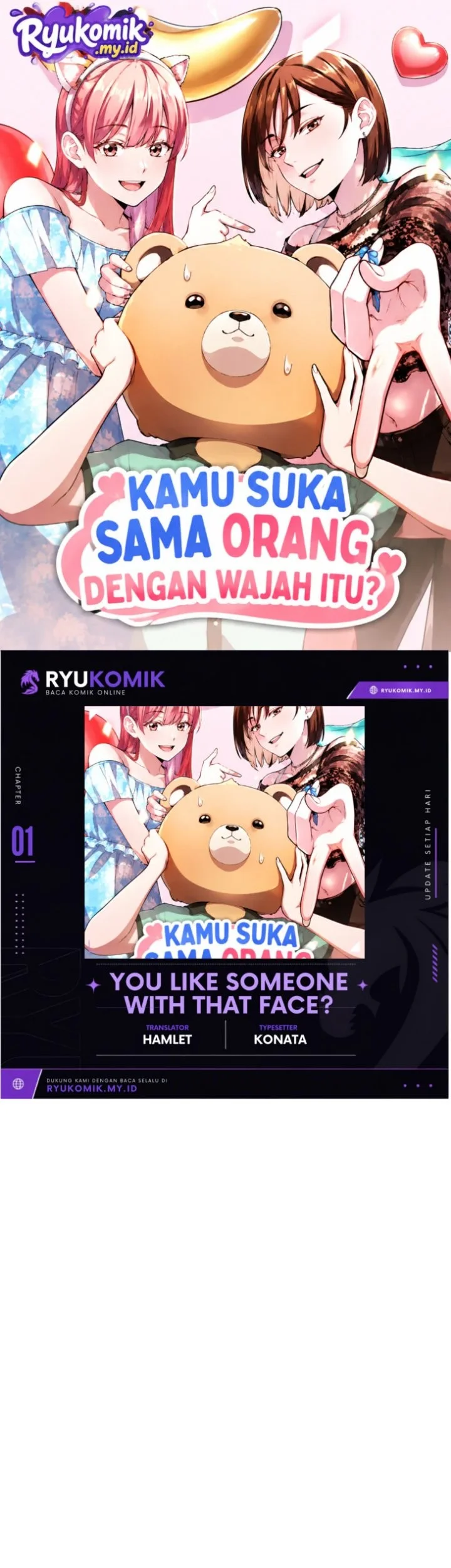 Komik You Like Someone With That Face? Chapter 1 gambar 1
