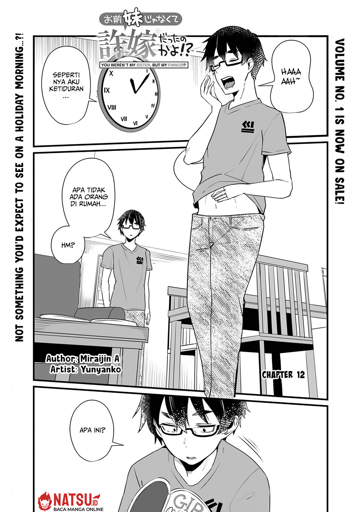 Manga You Weren’t My Sister, But My Fiancee!? (Omae Imouto Janakute Iinazuke Datta no ka yo!?) Chapter 12 gambar 2