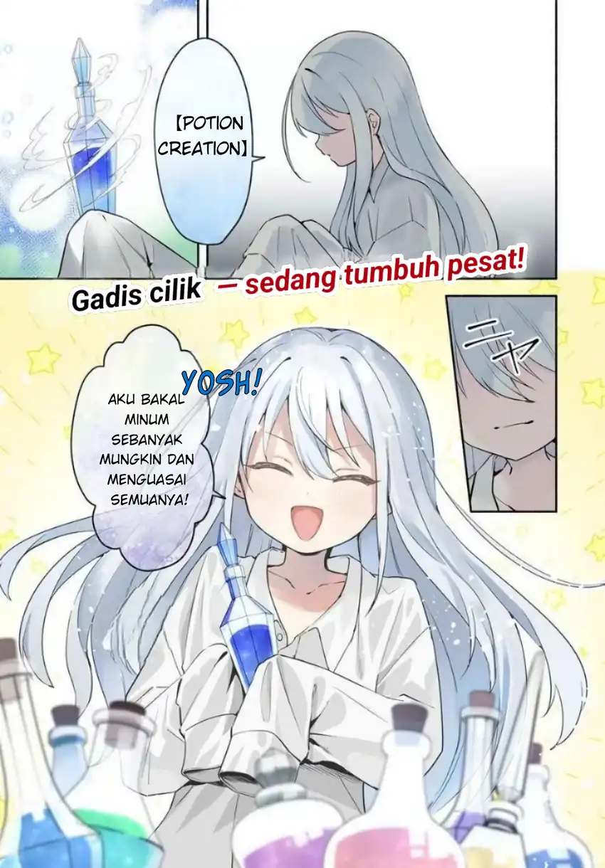 Komik Youjo na Majo to Mori no Kuma-san: Isekai de Potion Tsukutte Nonbiri Slow Life ga Shitai no jaga? Chapter 1 gambar 1