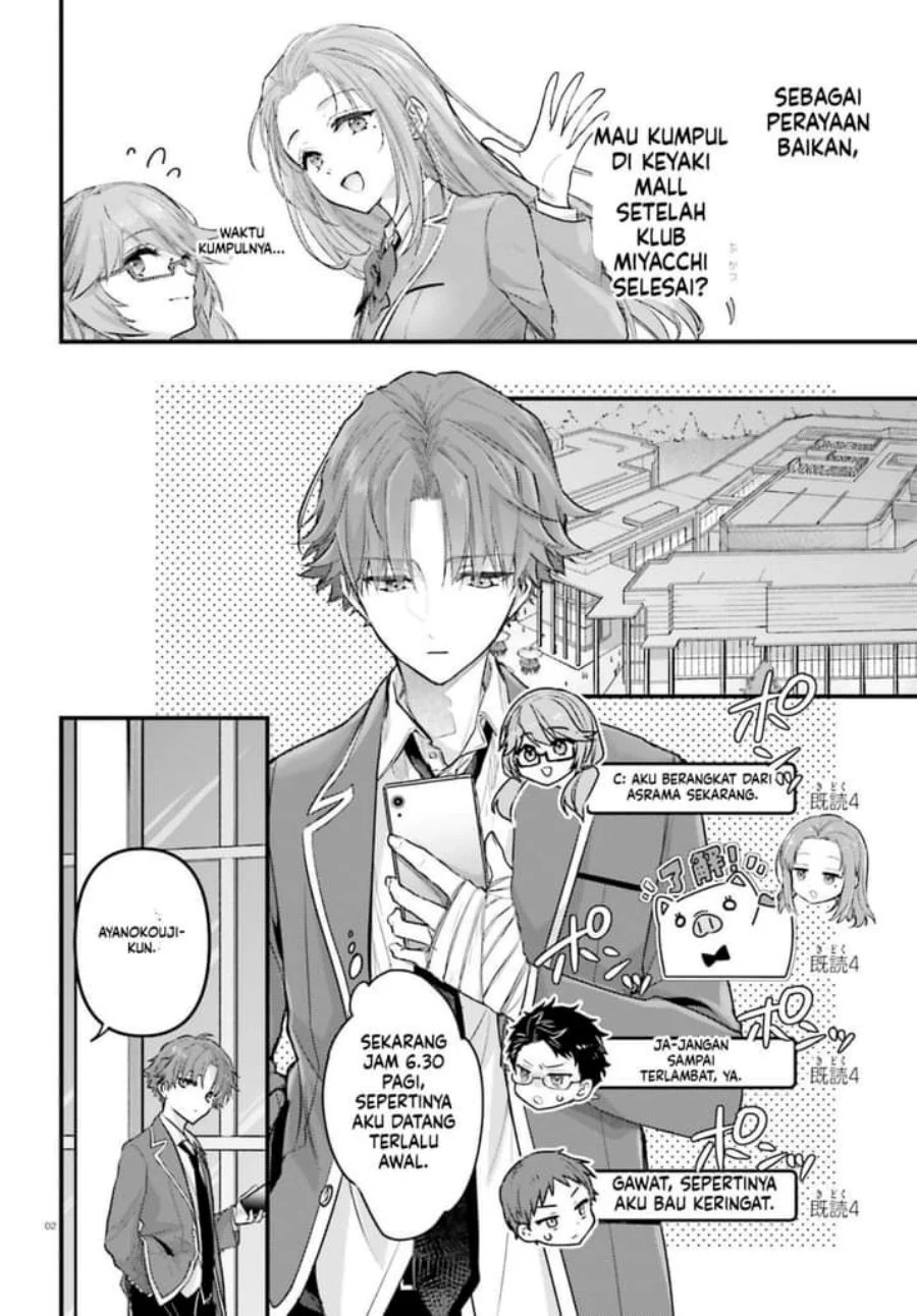 Manga Youkoso Jitsuryoku Shijou Shugi no Kyoushitsu e 2-nensei-hen 2nd Stage Chapter 4 gambar 2