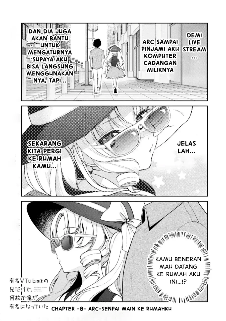 Manga Yuumei VTuber no Ani Dakedo Nazeka Ore ga Yuumei ni Natteita Chapter 8 gambar 2