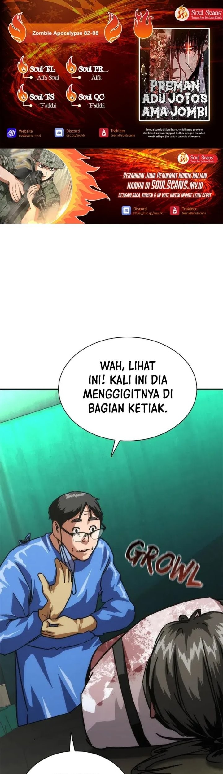 Komik Zombie Apocalypse 82-08 Chapter 66 gambar 1