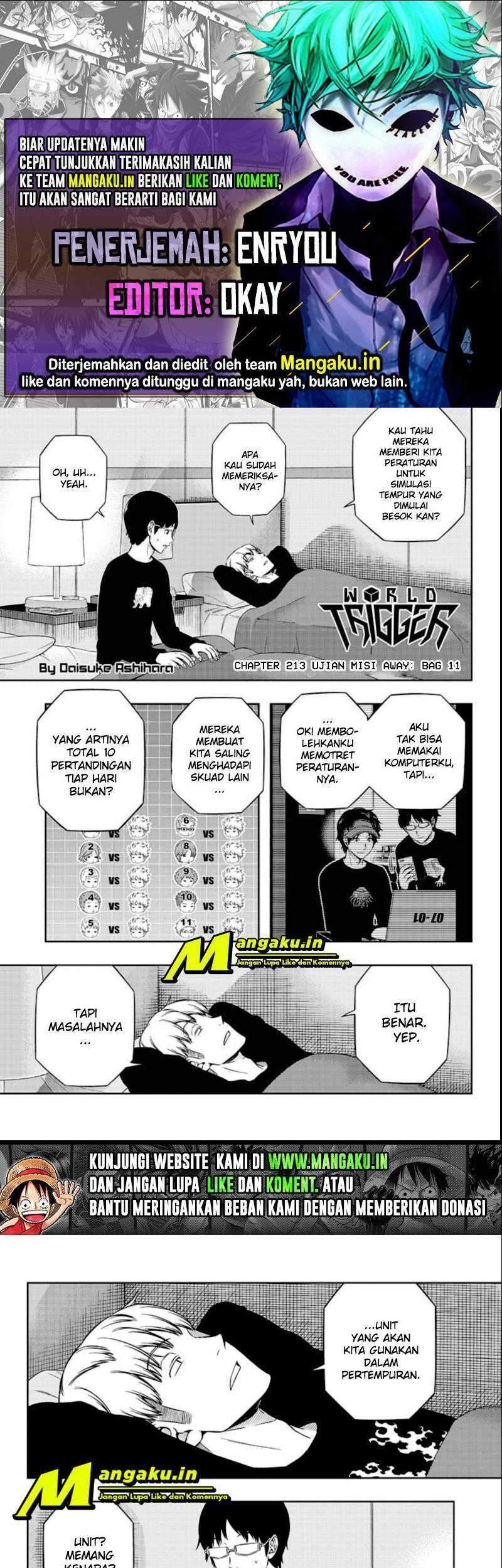 Komik World Trigger Chapter 213 gambar 1