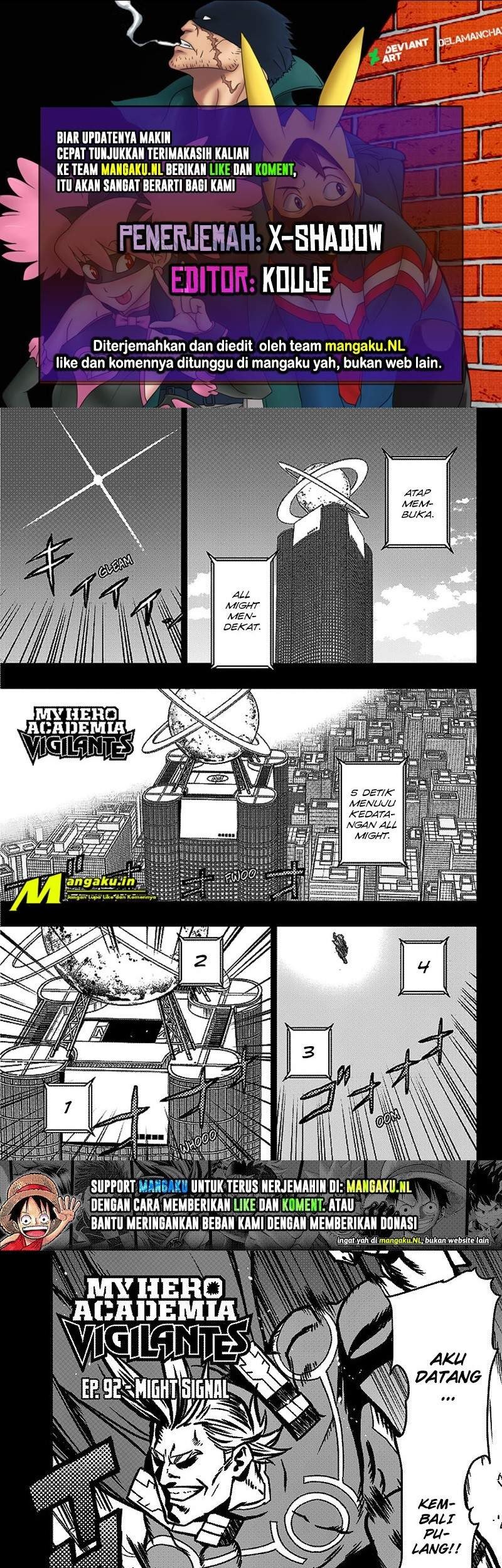Komik Vigilante: Boku no Hero Academia Illegal Chapter 92 gambar 1